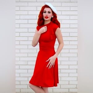 RetroLicious red dress small